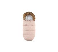 NOUKIE'S - Chancelière déperlante Rose - Coupe-vent - Doublure chaude pour l'hiver - Bébé - Compatible poussette et siège auto - 6 à 36 mois - Motif Félins - Anti-dérapant - 80x50 cm