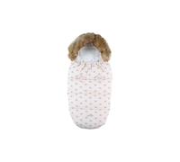 Noukies – Chancelière déperlante bébé – Coupe-vent, doublure chaude – Rose motif hérissons 6–36 mois