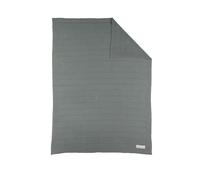 Noukie's - Couverture Plaid Kaki pour bébé en Tricot 75x100 CM -100% Coton Bio, Douce, Chaude, Confort - Idée Cadeau - pour siège Auto, Poussette, Berceau, Canapé, Lit, Parc