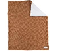 Noukie's - Couverture Plaid Pour Bébé En Tricot Sherpa 75x100 Cm -100% Coton Bio, Douce, Chaude, Moelleux, Agréable, Confort - Idée Cadeau - Pour Siège Auto, Poussette, Berceau, Canapé, Lit, Parc