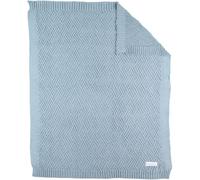 Noukie's - Couverture Plaid Pour Bébé En Tricot Sherpa 75x100 Cm -100% Coton Bio, Douce, Chaude, Moelleux, Agréable, Confort - Idée Cadeau - Pour Siège Auto, Poussette, Berceau, Canapé, Lit, Parc