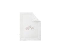 Noukie's - Couverture Veloudoux - Bali, Moka & Snow - Écru - 75 x 100 cm - Idéale dès la Naissance - Doux, Chaud - Canapé - Lit - Poussette