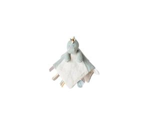 NOUKIE'S - Doudou Enfant - Doudou en Coton Bio - Stegi le Stégosaure - Multifonctionnel - Vert/Blanc - 1 Unité