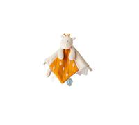 NOUKIE'S - Doudou Enfant - Doudou en Veloudoux - Tiga la Girafe - Multifonctionnel - Beige/Ocre - 1 Unité