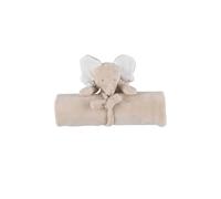 NOUKIE'S - Doudou XXL pour Enfant - Beige - Eléphant Bali - Peluche avec Couverture - Cadeau Naissance