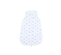 NOUKIE'S - Gigoteuse bébé Eté - 70 cm - 1 à 6 Mois - Légère, Pratique, Ajustable - Grenouillère Mixte TOG < 1.0-100% Mousseline de Coton bio - Sac de couchage Eléphants