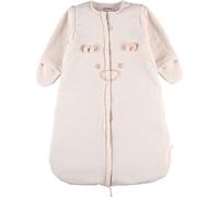 Noukies Gigoteuse nomade 70 cm en Sweatoloudoux raye rose en de la collection Mix Match