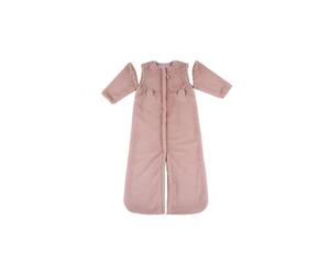 Noukie's - Gigoteuse Nomade Bébé 6-24 Mois Ultra Douce - TOG 2.5 Hiver Chaud - Compatible Siège Auto & Poussette - Manches Amovibles, Jambes Séparables - Confort Thermique 16-21°C - Rose