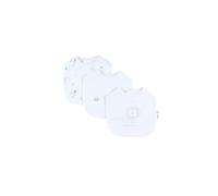 Noukie's - Lot de 3 Bavoirs Bébé Savane - Fermeture Scratch Douce - 100% Coton Ecru - Bavoirs Repas Bébé - Protection Vêtements - Dès 1 à 12 Mois
