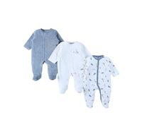 NOUKIE'S - Lot de 3 Pyjamas - Dinosaure - Taille 1 Mois
