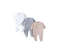 NOUKIE'S Mixte Bébé Pack 3 Pyjamas Ensemble De Pijama, Animaux, 0 Mois EU