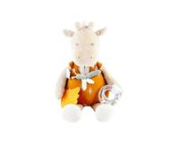 NOUKIE'S Peluche d'activités Girafe Tiga - 40cm -Veloudoux - Beige