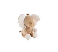 NOUKIE'S - Peluche Toute Douce - 25 cm - Small - Eléphant Beige Bali - Jouet pour Enfant et bébé - Cadeau de Naissance