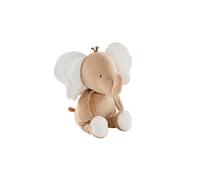 Noukie's - Peluche Toute Douce - 40 cm - Medium - Eléphant Beige Bali - Jouet pour Enfant et bébé - Cadeau de Naissance