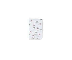 Noukie's - Protège Carnet de Santé Mix & Match - Coton - Motif Gorille - Liste de Naissance - Porte Document Bébé - Fermeture éclair et poche plastifiée