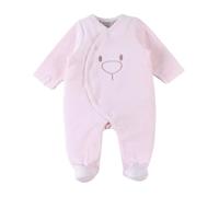 NOUKIE'S - Pyjama dors-bien - Velours - Rose clair - Taille 1 Mois