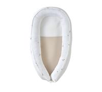 Noukie's - Réducteur de lit - Kokkoony en Coton Bio Ultra-Douce et Respirante - Coussin ergonomique bébé - Repos bébé - Tissu Brodé -Cocon bébé - Nid bébé - Cadeau Naissance - évolutif - déhoussable