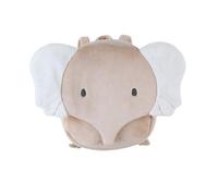 NOUKIE'S - Sac à dos Veloudoux - A partir de 10 mois - Bretelles ajustables - Cadeau de naissance - Bali l'Eléphant
