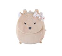 NOUKIE'S - Sac à dos Veloudoux - A partir de 10 mois - Bretelles ajustables - Cadeau de naissance - Kendi La Léoparde