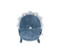 NOUKIE'S - Sac à dos Veloudoux - A partir de 10 mois - Bretelles ajustables - Cadeau de naissance - Ops le dinosaure