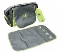 Noukie's sac à langer avec broderie gris/vert G