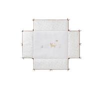 Noukie's - Tapis de parc Babou & Kendi - Avec Bords - 75 x 95 x 30 cm - Veloudoux