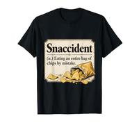 Noun Snaccident Manger Un Sac Entier de Chips par Erreur T-Shirt