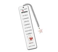 Nounou Marque-Pages Cadeaux Noël Appréciation Famille Amour Fête Des Mères Anniversaire Merci Retraite Laissant Distance Accompagner Souvenirs Action de Grâce Femmes Livre Accessoire