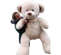 Nounours en peluche énorme Teddy Bear 75+85 crème-marron Multicolore G