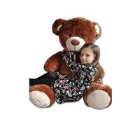 Nounours en peluche énorme Teddy Bear 75+85 marron