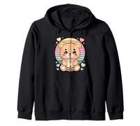 Nounours Mignon Bubble Tea Boba Amour Arc en Ciel Sweat à Capuche