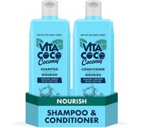 Nourish Lot De 2 Shampoings Et Après-Shampoing 400 Ml Pour Cheveux Secs Et Crépus, Protège Et Répare Les Cheveux Avec De La Noix De Coco 100% Naturelle, Convient À Tous Les Types De Cheveux[Z3266]