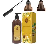 Nourishing Plant-Based Hair Color, Long-Lasting Natural Hairs Color Shampoo, Single Agent Floral Fragrance Dye for Gray Hair Coverage Women Men