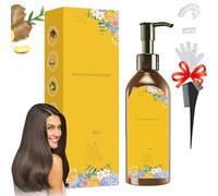 Nourishing Plant-Based Hair Color - Long-Lasting Single Agent Floral Dye, for Gray Hair Coverage (Chestnut Brown)
