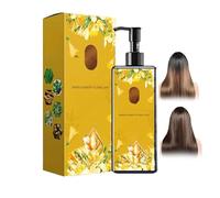Nourishing Plant-Based Hair Color, Single Agent Floral Dye, Even And Natural Gray Hair Coverage, Plant Single Dose Floral Fragrance Dye, Botanical Gentle Hair Coloring Cream (Dark Brown)