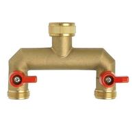 Nourrice 2 sorties programmable - Boutté - 20 x 27 - Laiton - A glissement - Eau froide sanitaire