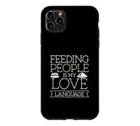 Nourrir Les Gens est Mon langage d'amour pour l'équipe de Service de Restauration Coque pour iPhone 11 Pro Max