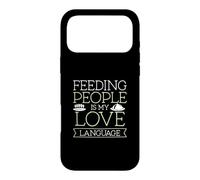 Nourrir Les Gens est Mon langage d'amour pour l'équipe de Service de Restauration Coque pour iPhone 17 Pro Max
