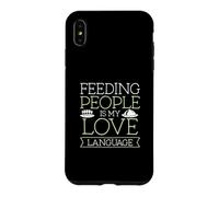 Nourrir Les Gens est Mon langage d'amour pour l'équipe de Service de Restauration Coque pour iPhone XS Max