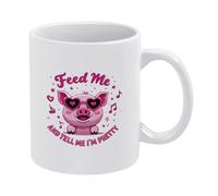 Nourris-Moi Et Dis-Moi Que Je Suis Jolie Tasse Porcelaine Tasses Céramique Tasse À Café 330Ml Pour Ami Femme Chocolat Chaud