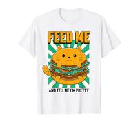 Nourrisse-Moi et dis-Moi Que Je suis Jolie (Graphique drôle de Gros Chat) T-Shirt