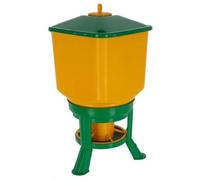 Mangeoire Kubic de 20 kg - idéale pour poulets, poules, dindes et gallinacés de moyenne et grande taille