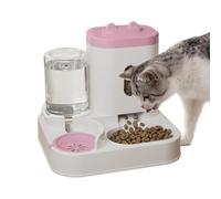 Nourrisseur Automatique,Station Conteneur Alimentaire 2-en-1 Intelligente,Distributeur d'aliments Chat - pour Chatons et Chiots Alimentation/abreuvement Humide/Sec extérieur/intérieur Animal