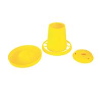 Nourrisseur poules/poussins PP non-monté Kerbl Jaune 10,5 L
