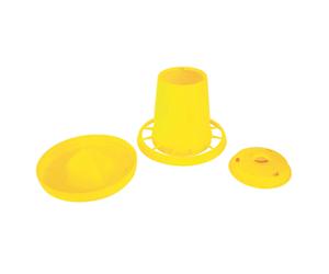 Nourrisseur poules/poussins PP non-monté Kerbl Jaune 10,5 L