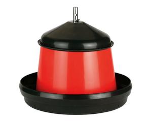 Nourrisseur poules PP monté Kerbl Rouge 15 L