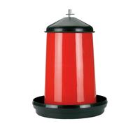 Nourrisseur poules PP monté Kerbl Rouge 27 L