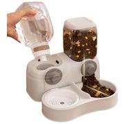 Nourrisseur pour chat et abreuvoir 1300 ml grande capacité | station d'abreuvement et d'alimentation animale chiot cage sol mur maison animalerie dortoir