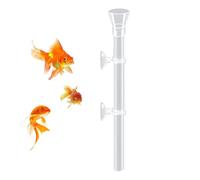 Nourrisseur Pour Poissons Acrylique Transparent Anti-Renversement