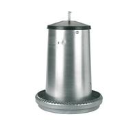 Nourrisseur poussins/poules galva monté Kerbl Argenté 18 L